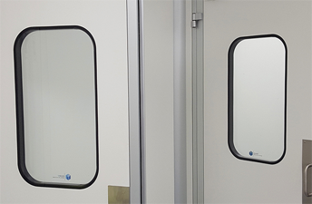 AWS Bio-Pharma Clean-cubed cleanroom windows